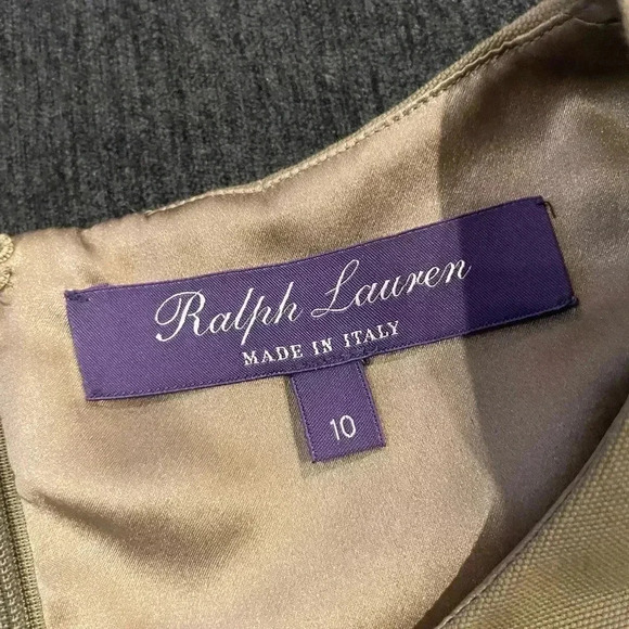 Ralph Lauren Collection Purple Label Runway Leather Suede Blouse Top Peplum 10 M - Picture 7 of 12